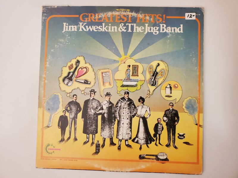 Jim Kweskin & The Jug Band Greatest Hits! vinyl record
